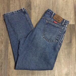 Classic Blue Denim Wrangler Jeans